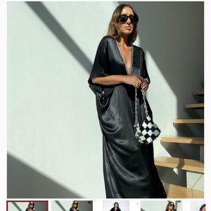 Zara NWT Black Caftan